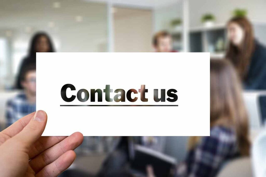 Contact business management consultant company